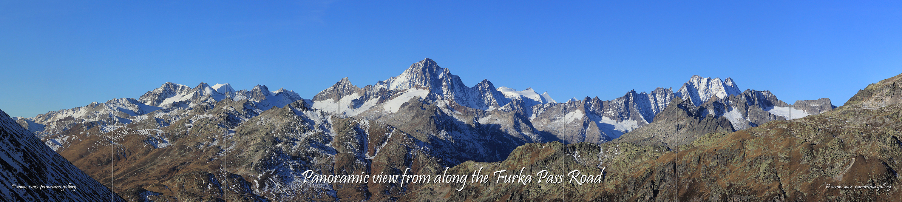 Swiss panorama gallery Furka pass panoramiv view