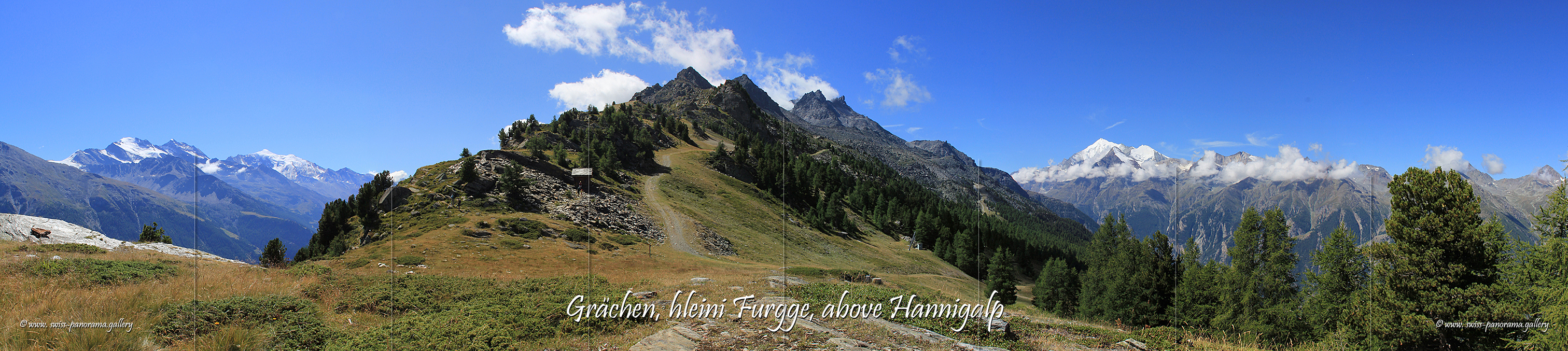 Switzerland panorama Grächen