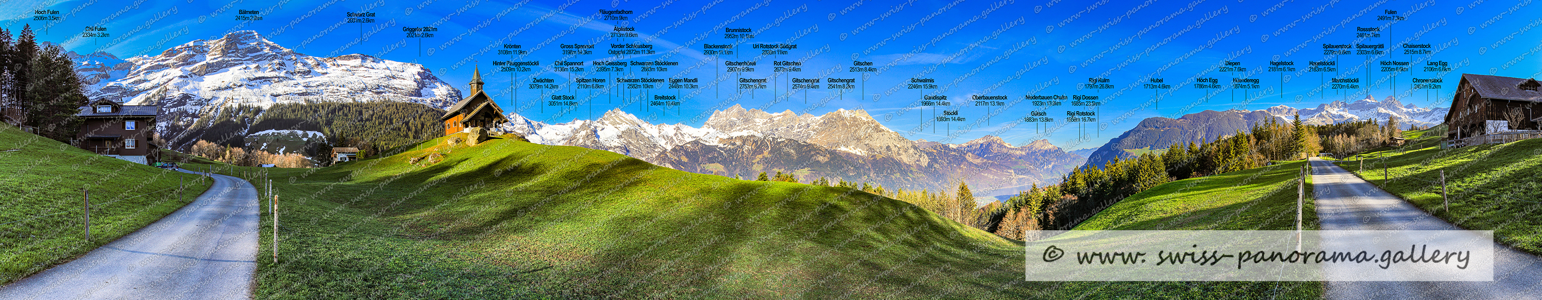 Switzerland panorama Haldi panorama Schattdorf