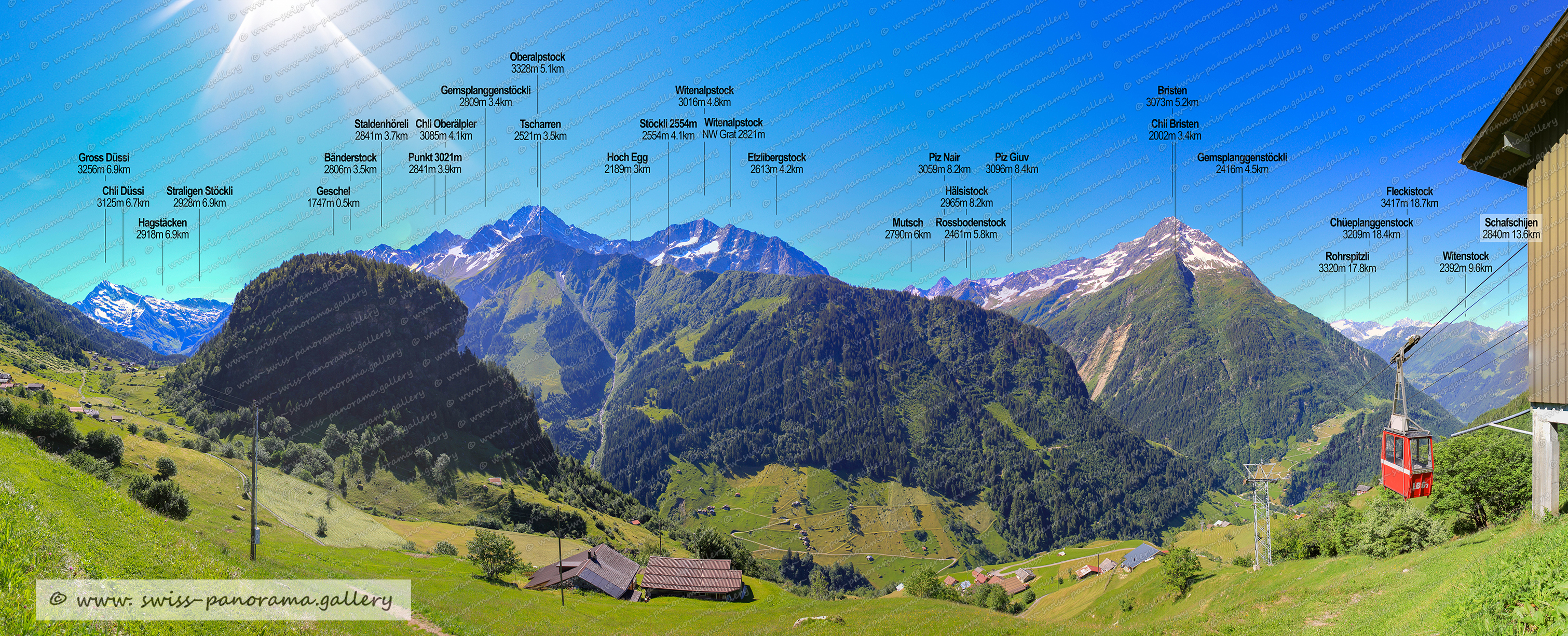 Maderanertal Panorama Goltzern