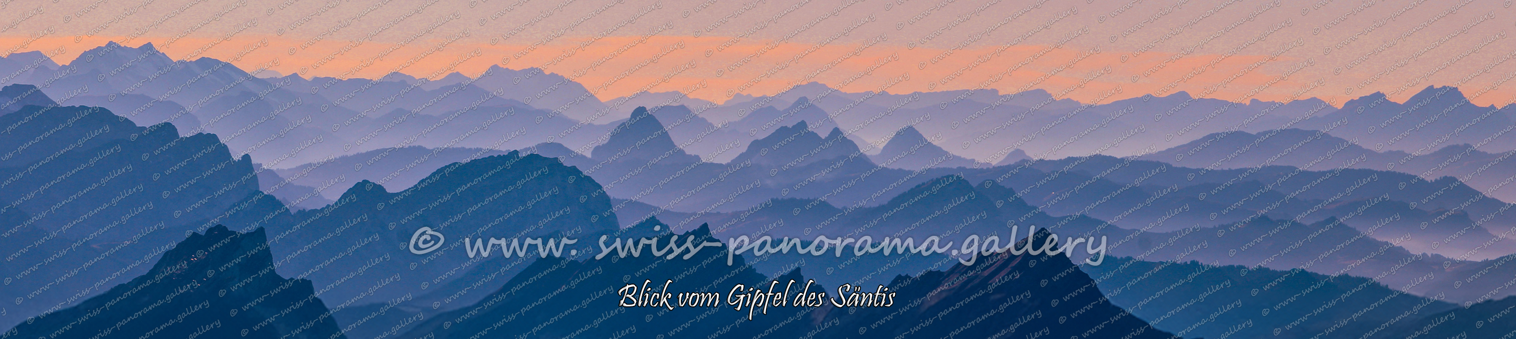 Switzerland panorama Säntis