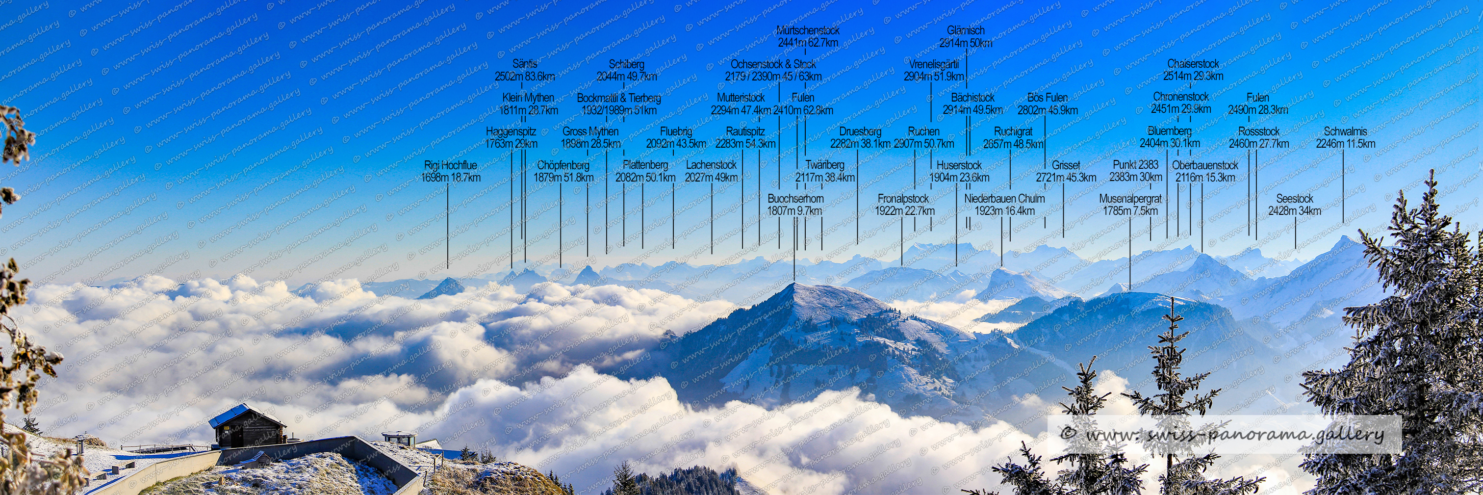 swiss-panorama.gallery, Schweizer Alpenpanorama vom Stanserhorn, Säntis 2502m 83.6km, Klein Mythen 1811m 28.7km, Haggenspitz 1763m 29km, Schiberg 2044m 49.7km, Bockmattli & Tierberg 1932/1989 51km, Gross Mythen 1898m 28.5km, Fluebrig 2092m 43.5km, Lachenstock 2027m 49km, Mürtschenstock 2441m 62.7km, Ochsenstock & Stock 2390m, Rautispitz 2283m 54.3km, Mutteristock 2294m 47.4km, Fulen 2410m 62.8km, Fronalpstock 1922m 22.7km, Fronalpstock 1922m 22.7km, Grisset 2721m 45.3km, Bös Fulen 2802m 45.9km, Ruchigrat 2657m 48.5km, Glärnisch 2914m 50km, Vrenelisgärtli 2904m 51.9km, Böchistock 2914m 49.5km, Ruchen 2907m 50.7km, Huserstock 1904m 23.6km, Bluemberg 2404m 30.1km, Chaiserstock 2514m 29.3km, Chronenstock 2451m 29.9km, Schwalmis 2246m 11.5km, Seestock 2428m 34km, Fulen 2490m 28.3km, Rossstock 2460m 27.7km, Oberbauenstock 2116m 15.3km, Musenalpergrat 1785m 7.5km, Niederbauen Chulm 1923m 16.4km, Druesberg 2282m 38.1km, Twäriberg 2117m 38.4km, Plattenberg 2082m 50.1km, Chöpfenberg 1879m 51.8km, Rigi Hochflue 1698m 18.7km 
 
