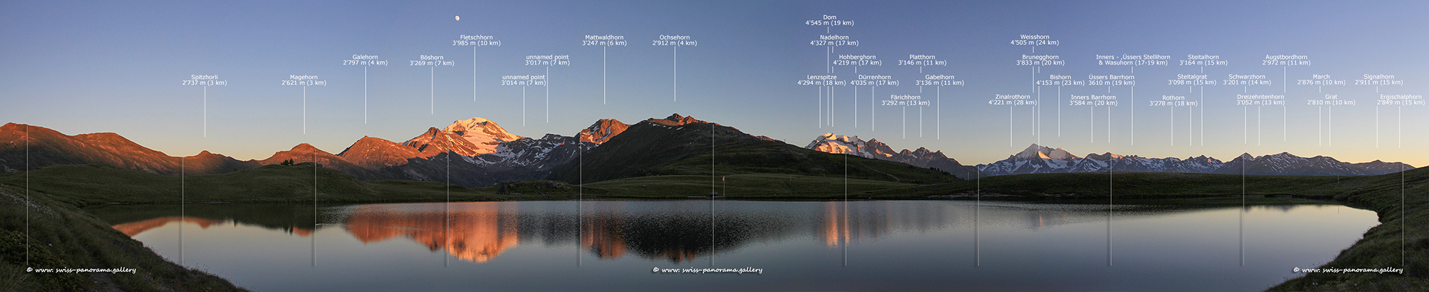 180 degree panorama Gibidumsee.